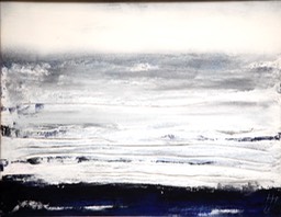 Doesn't Look Like Alaska 14X18 oil on masonite 2000 initialed