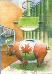Examining Canadian Health Care illustration