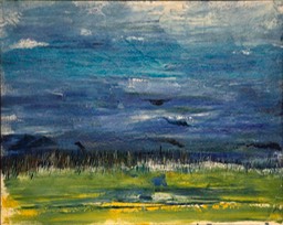 Northeast Maryland 16X20 oil on canvas board 2004 initialed