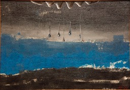 Reserved Response, A 13.75X19.25 signed 2015