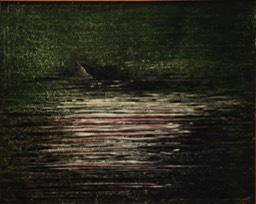 the Lifeboat 16X20 oil on canvasboard 2010 initialed