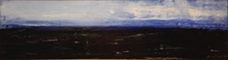 The Ocean from Rehobeth Beach 8X30 oil on plywood 2008 signed